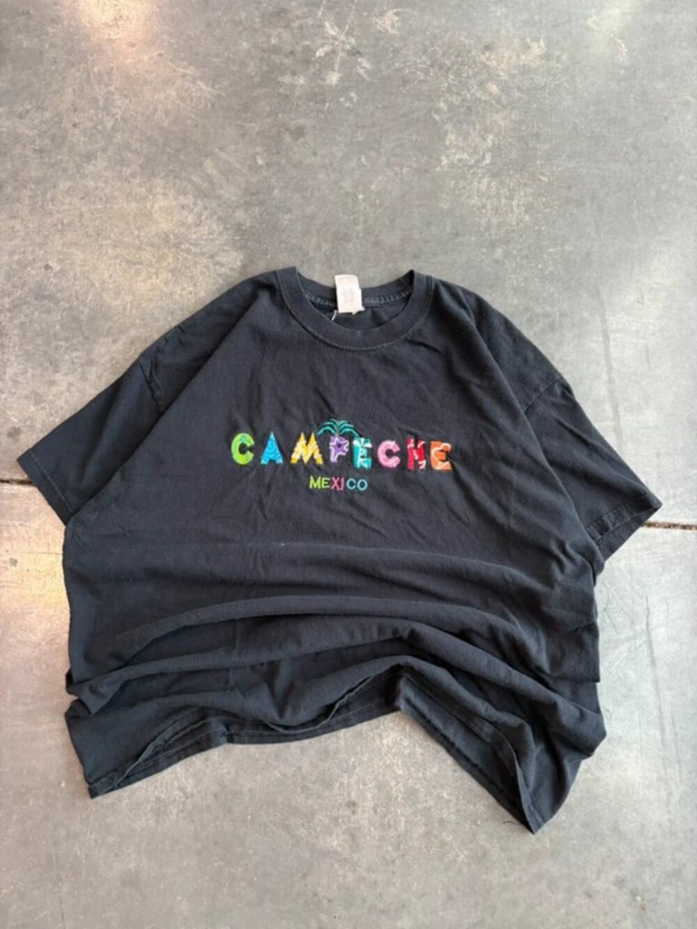 Vintage Mexico Embroidered Graphic Tee